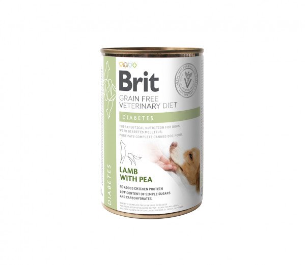Brit GF Veterinary Diets konservai šunims Diabetes 400g. * 6vnt.