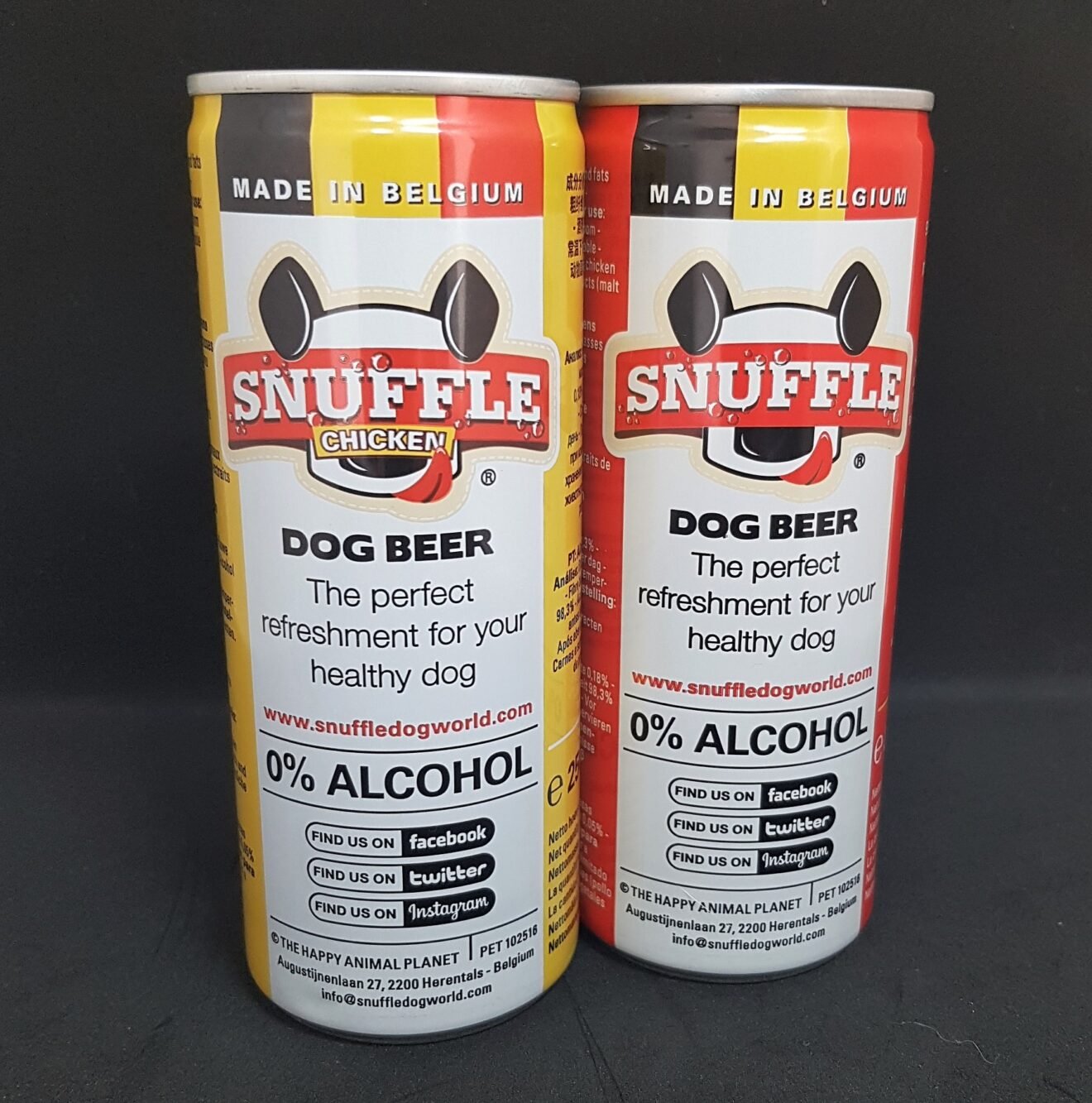 Snuffle Dog Beer nealkoholinis šunų alus (skardinėse) Vištiena