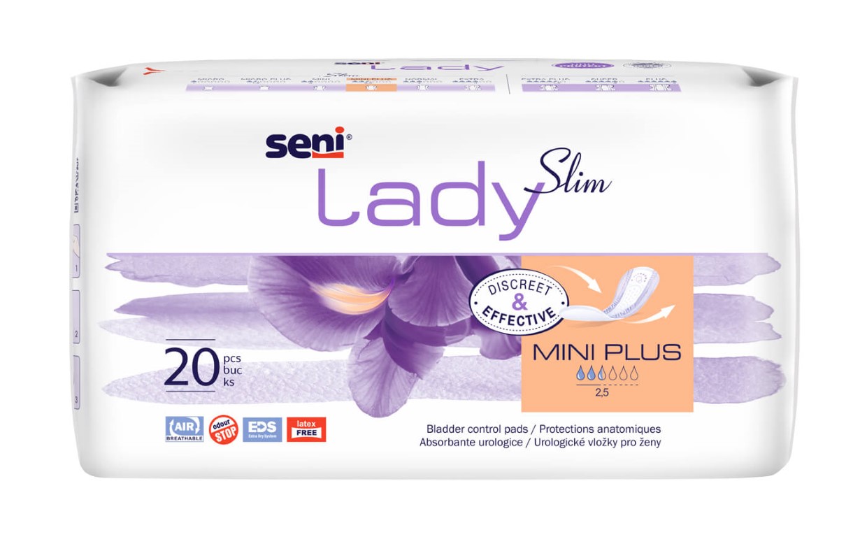 SENI Lady Mini plus uro protect, įklotai, 20vnt.