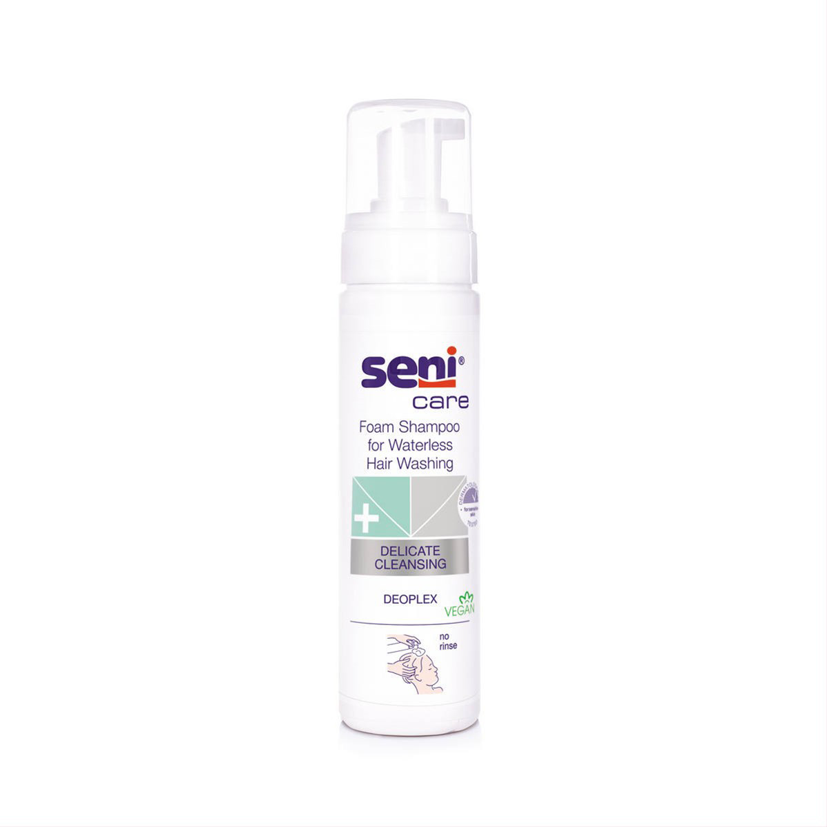 SENI CARE, šampūnas-putos, nenuplaunamas, 200 ml