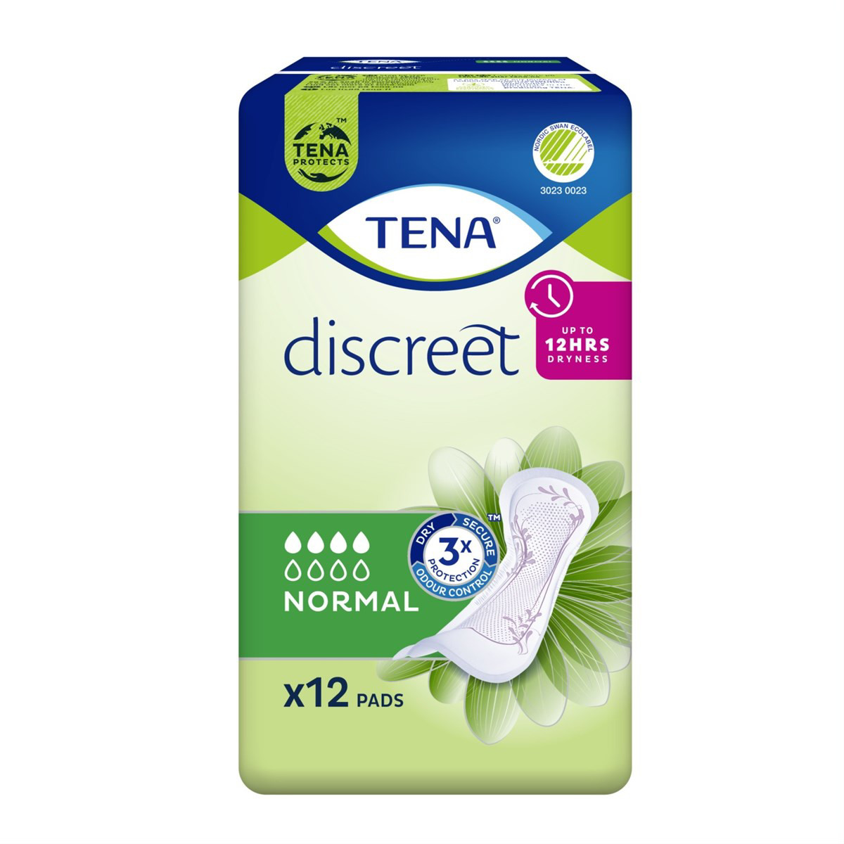 TENA DISCREET NORMAL, paketai, 12 vnt.