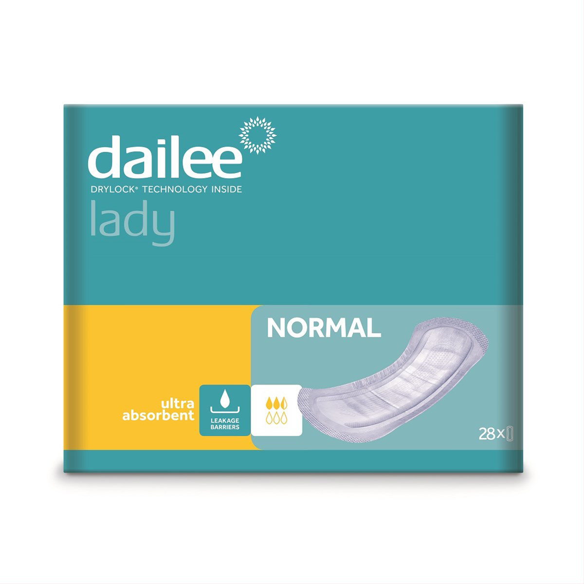 DAILEE LADY paketai NORMAL, 28 vnt.