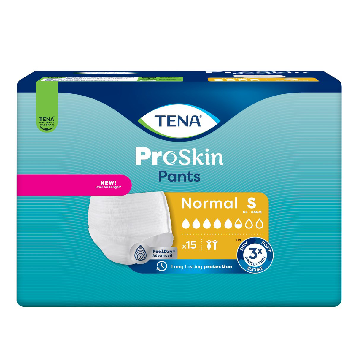 TENA PANTS NORMAL, sauskelnės-kelnaitės,S, 15 vnt.
