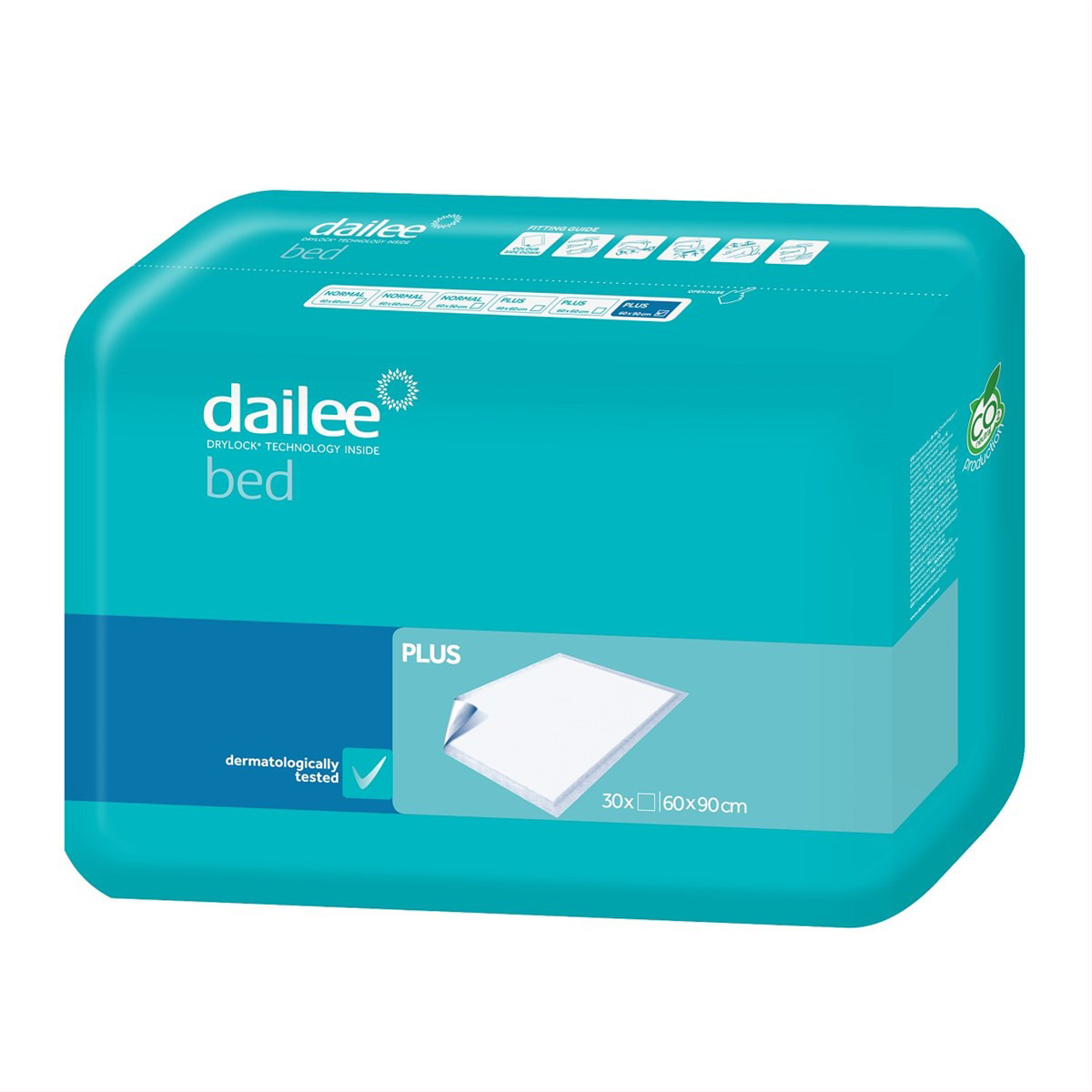 DAILEE BED PLUS, paklotai, 60x90cm, 30vnt.