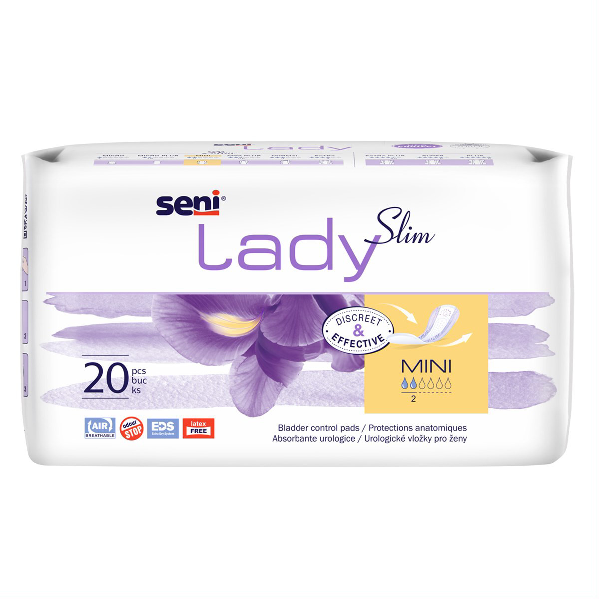 SENI Lady SLIM Mini įklotai N20 (EU)