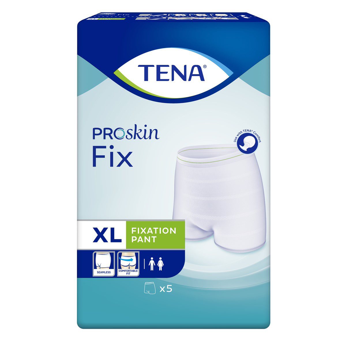 TENA FIX, tinklinės kelnaitės, XL, 5 vnt.