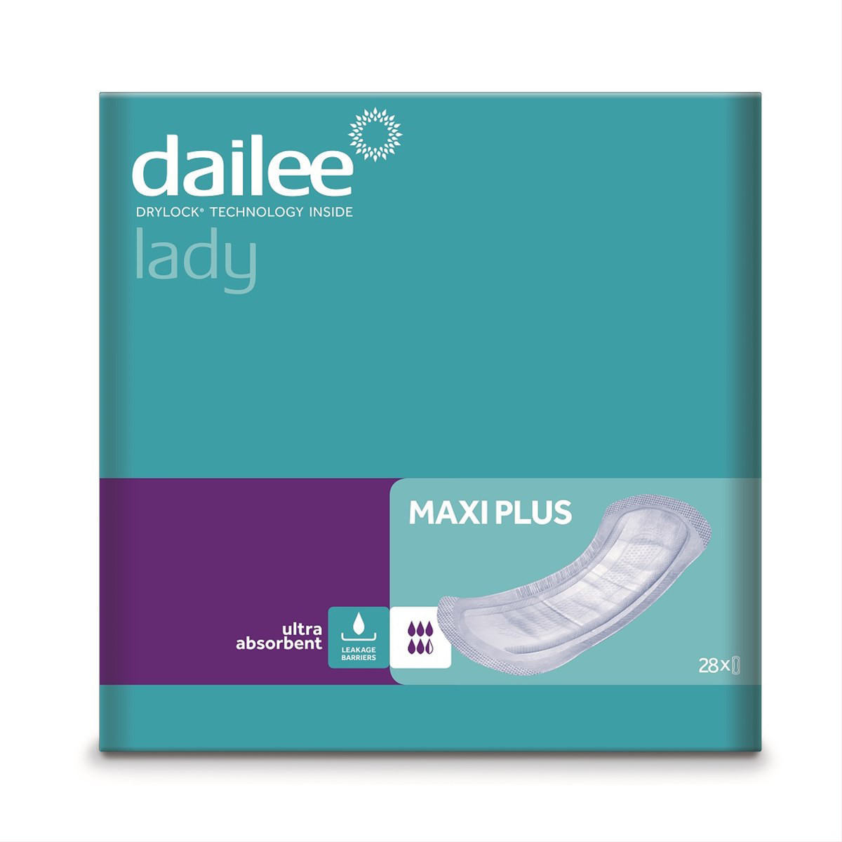 DAILEE LADY MAXI PLUS, paketai, 28 vnt.