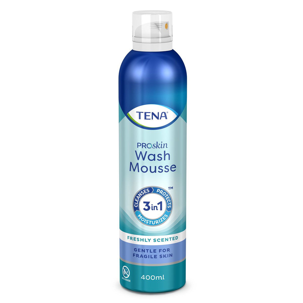 TENA WASH MOUSSE, prausimo putos, 400 ml