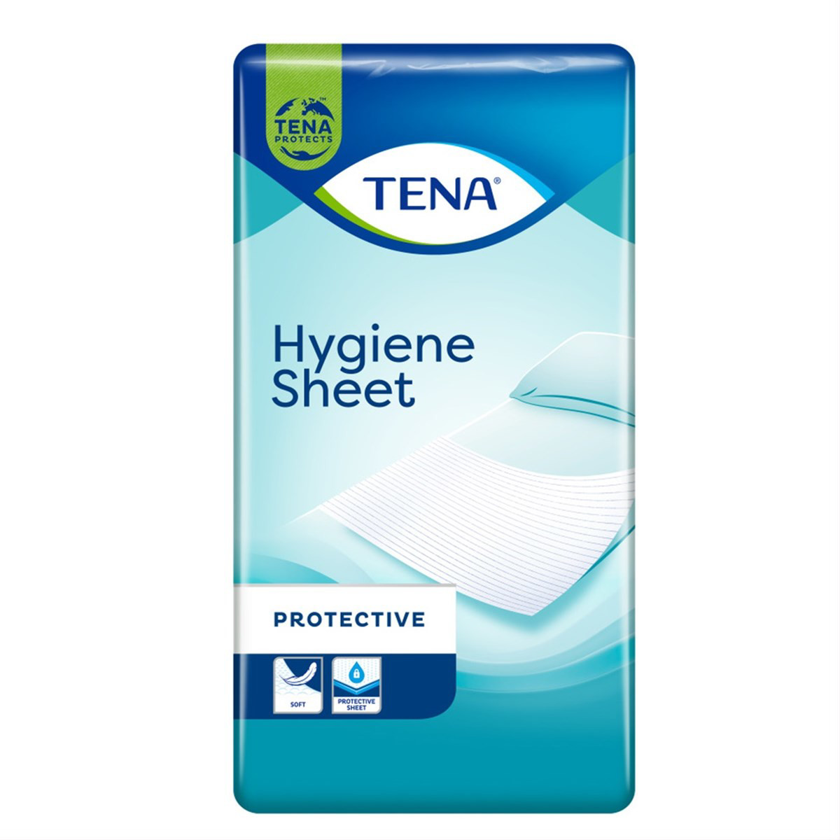 TENA HYGIENE SHEET, vienkartinė apsauginė paklodė, 210 x 80 cm, 100 vnt.