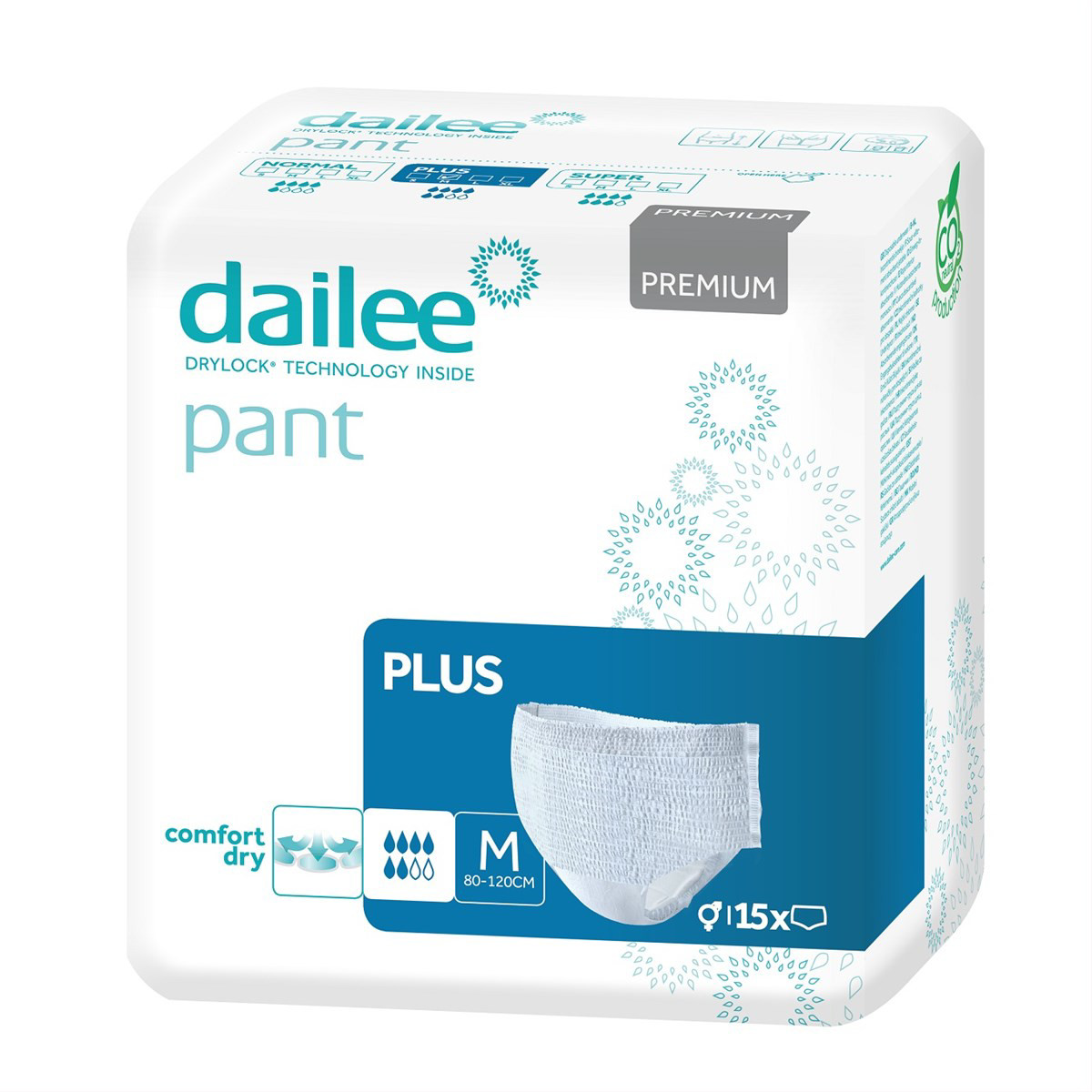 DAILEE PANT PREMIUM PLUS M, sauskelnės-kelnaitės, 15vnt.