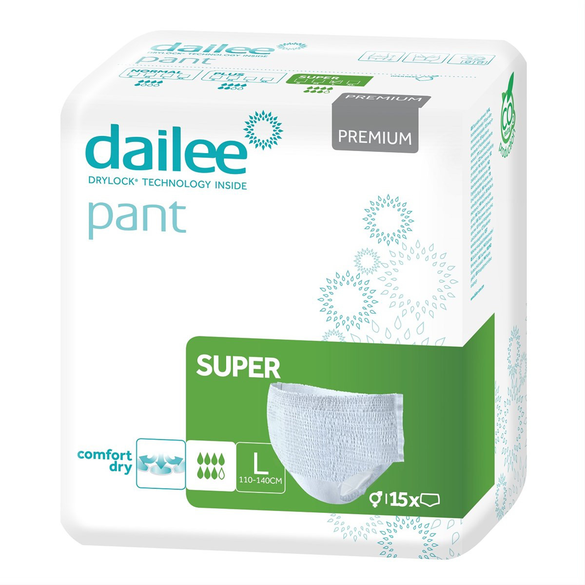 DAILEE PANT PREMIUM SUPER L, sauskelnės-kelnaitės , 15 vnt.
