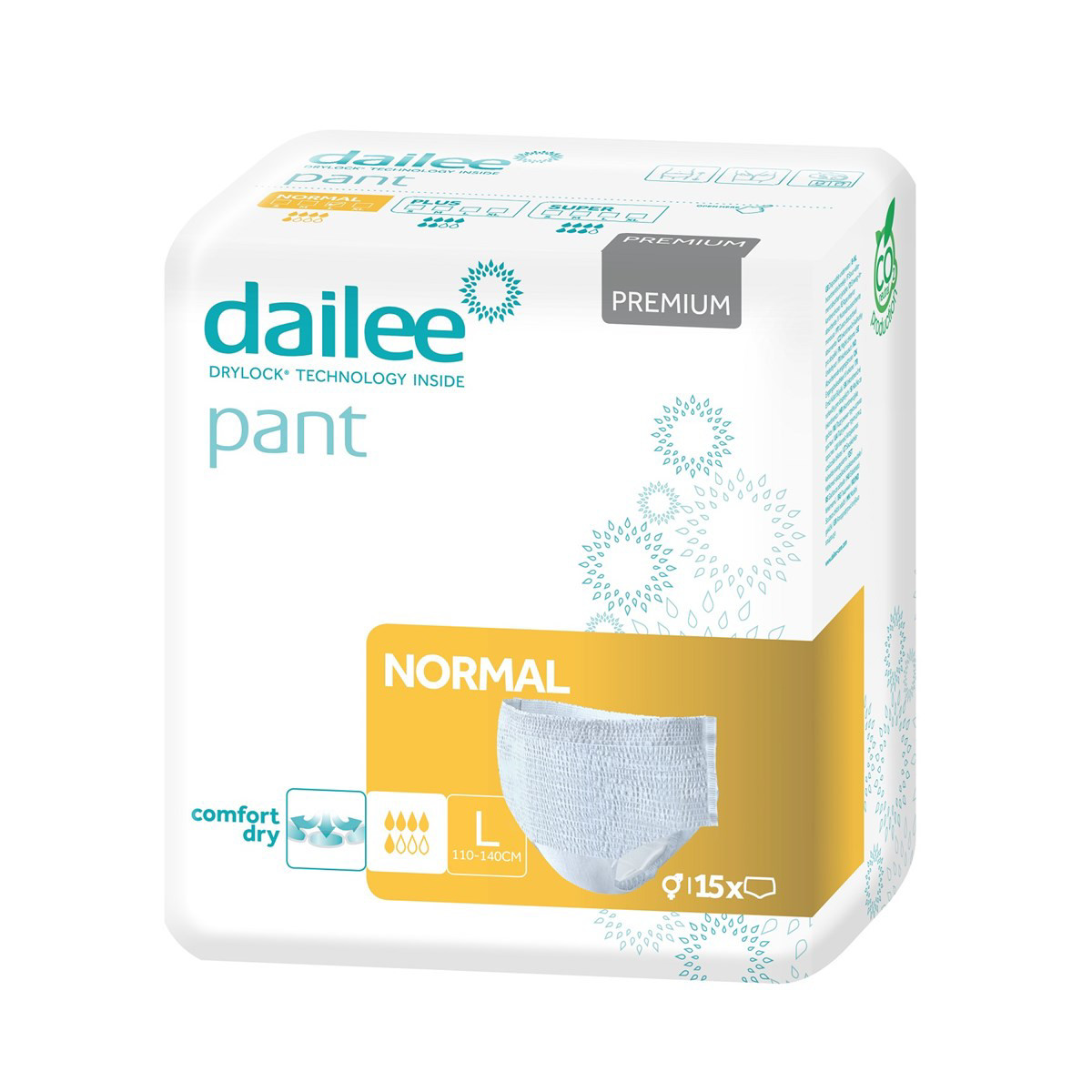 DAILEE PANT PREMIUM NORMAL L, sauskelnės-kelnaitės, 15vnt.