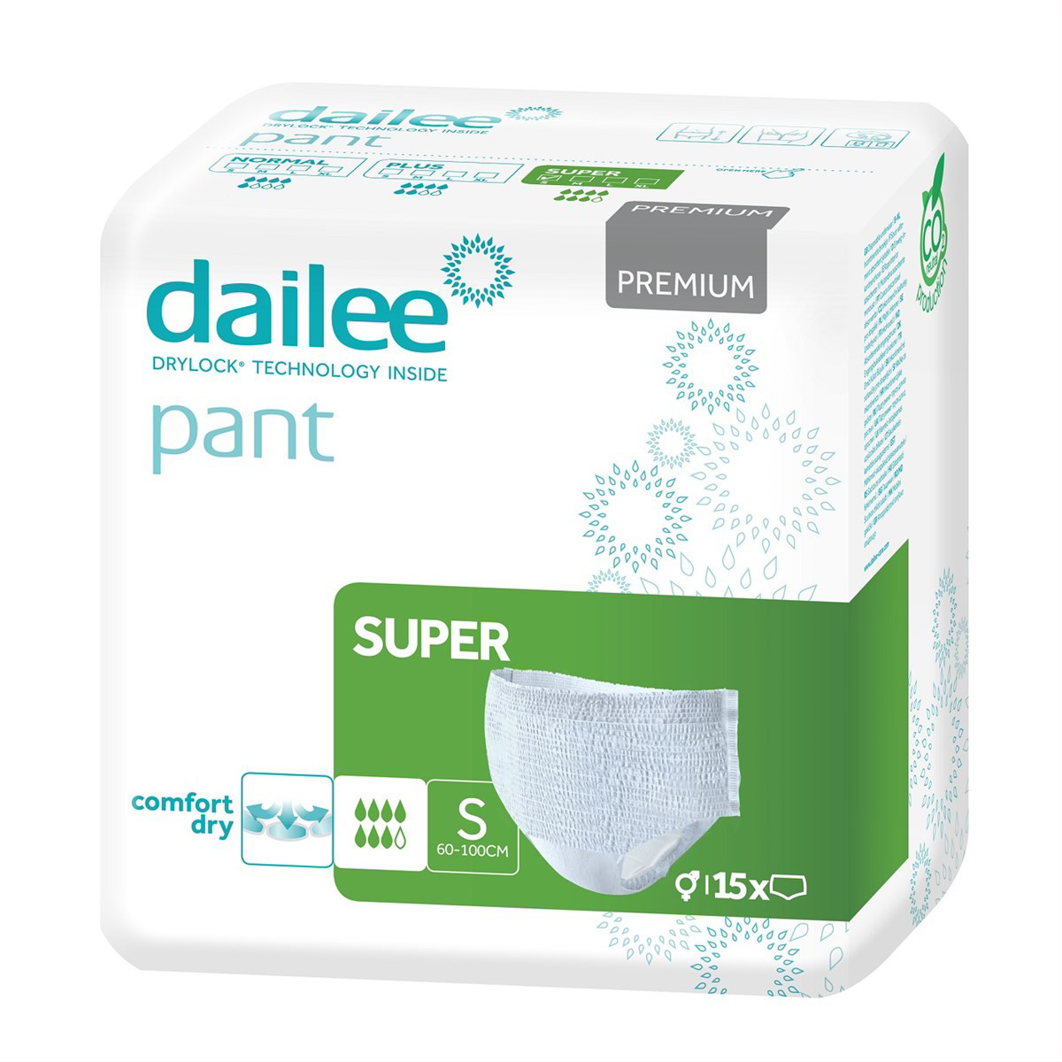 DAILEE PANT PREMIUM SUPER S, sauskelnės-kelnaitės, 15vnt.