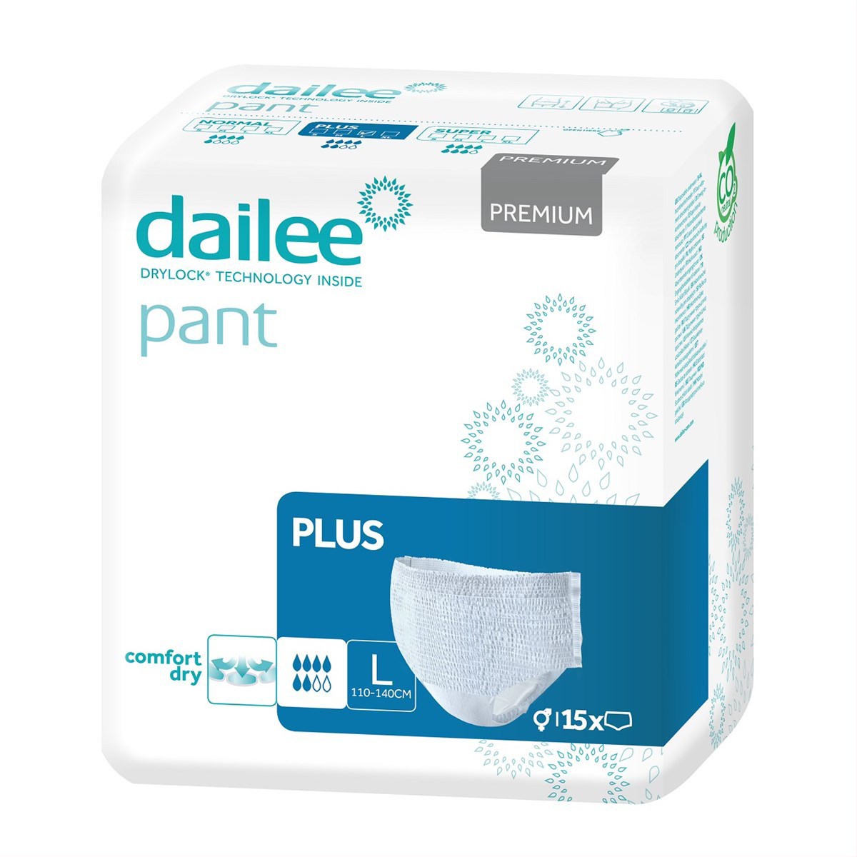 DAILEE PANT PREMIUM PLUS L, sauskelnės-kelnaitės, 15vnt.
