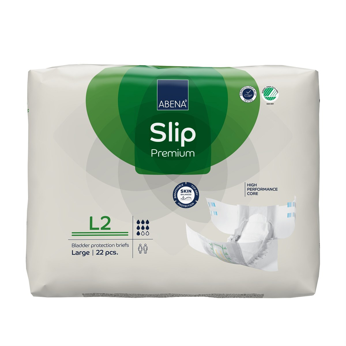 ABENA SLIP L2 PREMIUM, sauskelnės, 22vnt.
