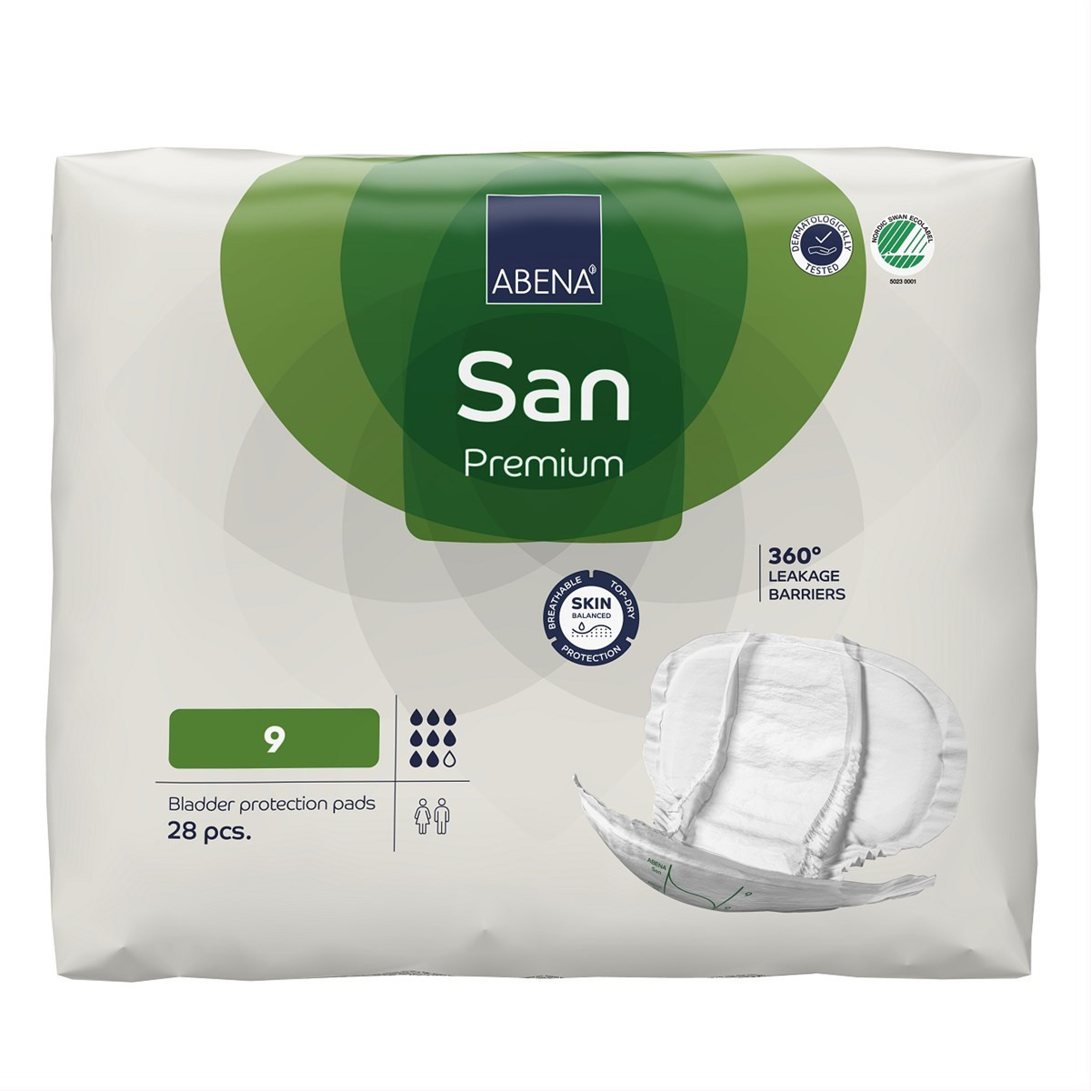 ABENA SAN 9 PREMIUM, įklotai, 28vnt.