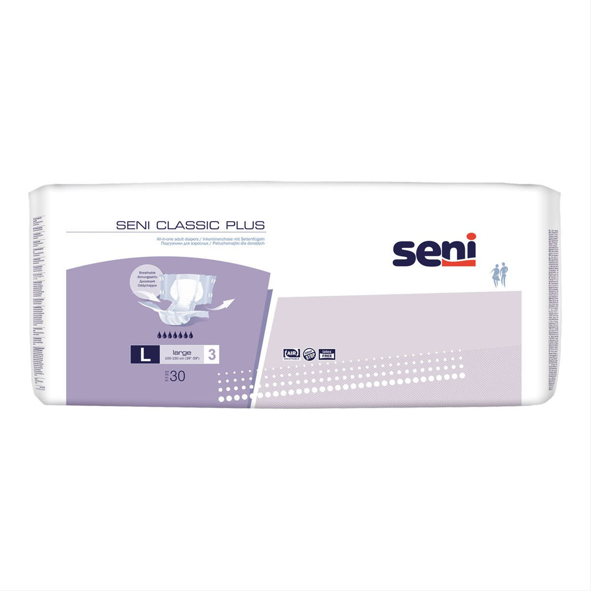 SENI CLASSIC PLUS LARGE, sauskelnės suaugusiems, 30 vnt.