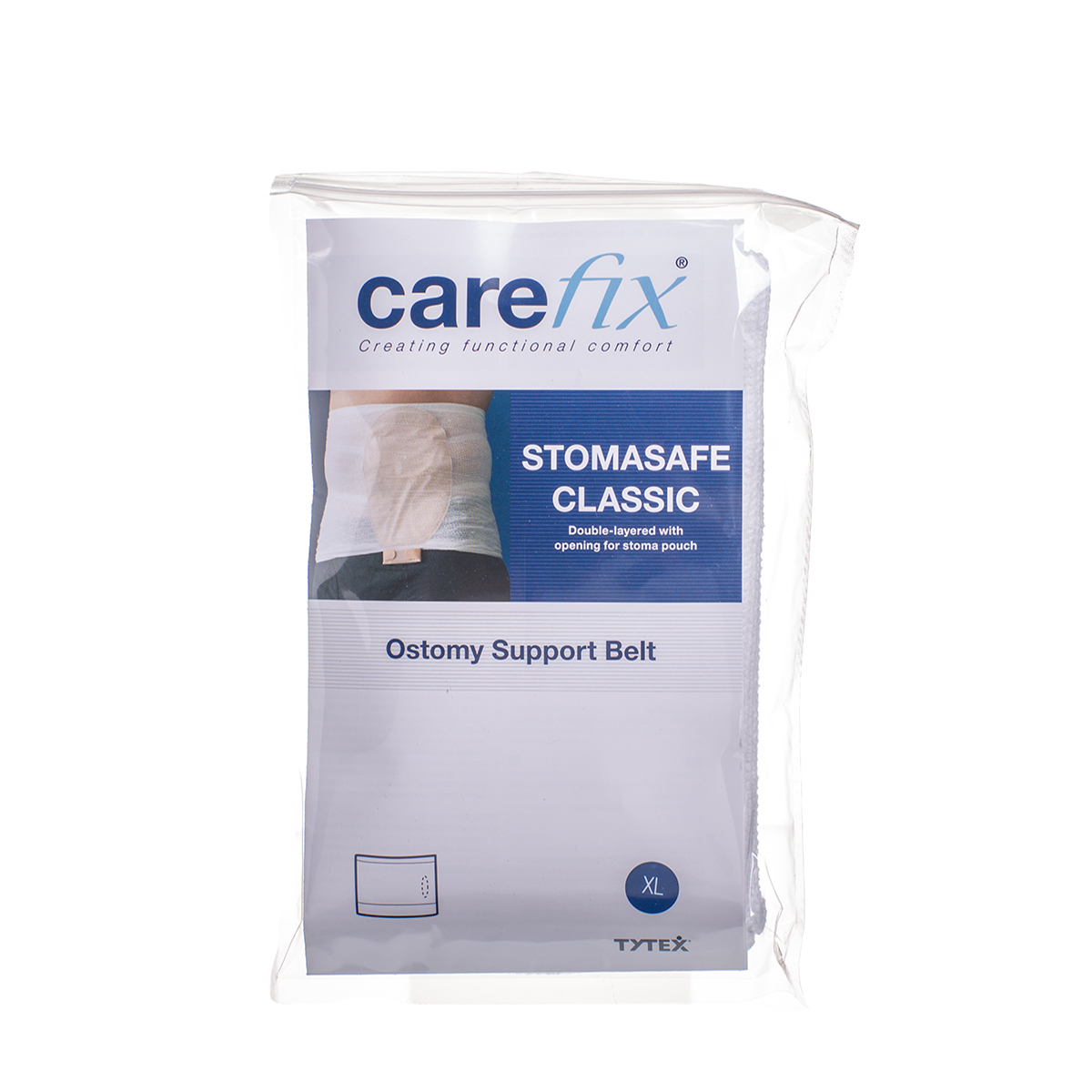 CAREFIX STOMASAFE CLASSIC XL, diržas prilaikantis išmatų rinktuvą, 115-145 cm