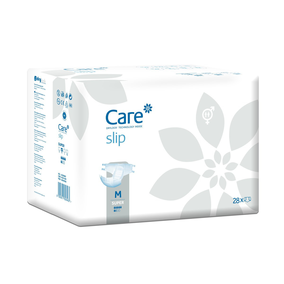 CARE SLIP SUPER, sauskelnės, M dydžio, 28vnt.