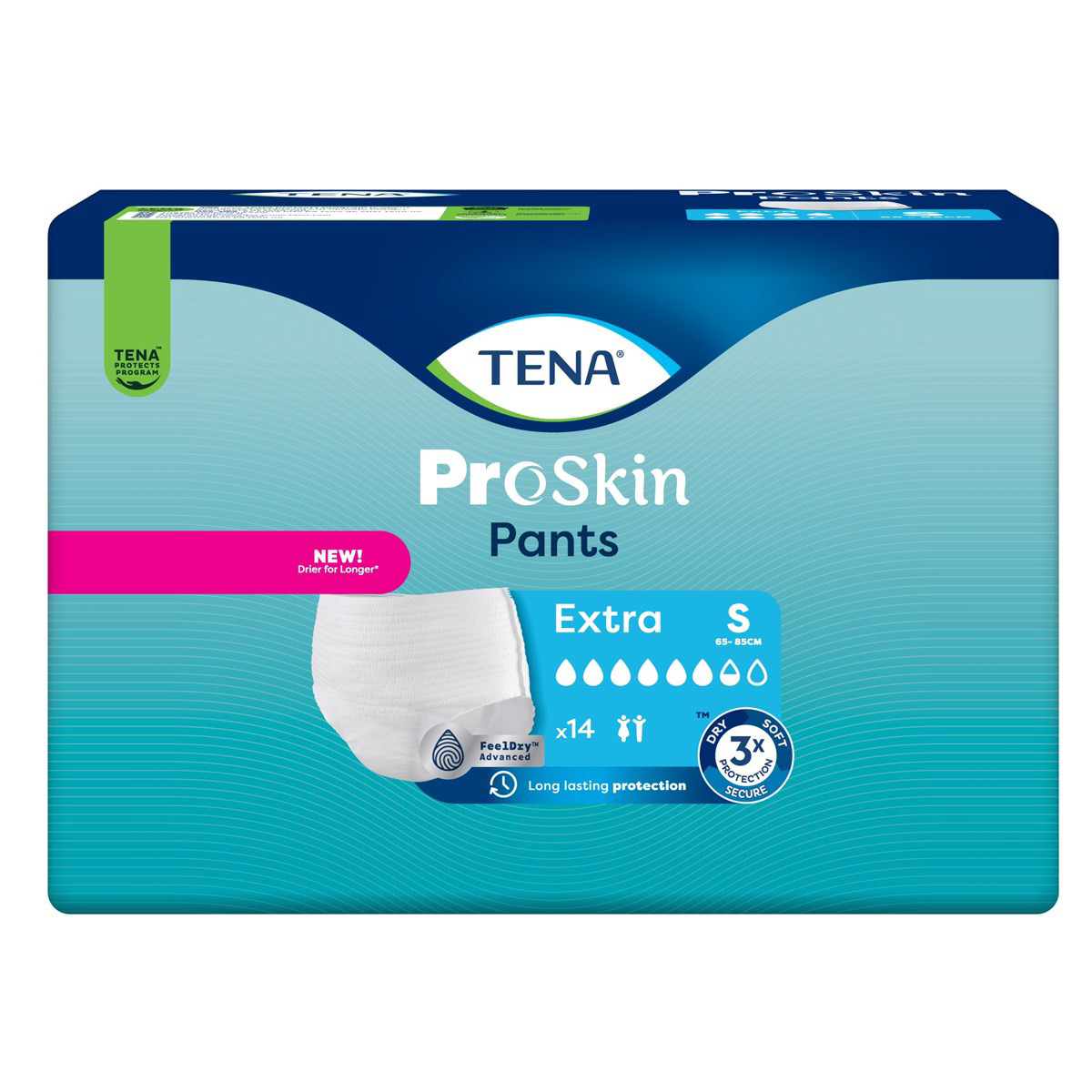 TENA PANTS EXTRA, sauskelnės-kelnaitės, S, 14 vnt.