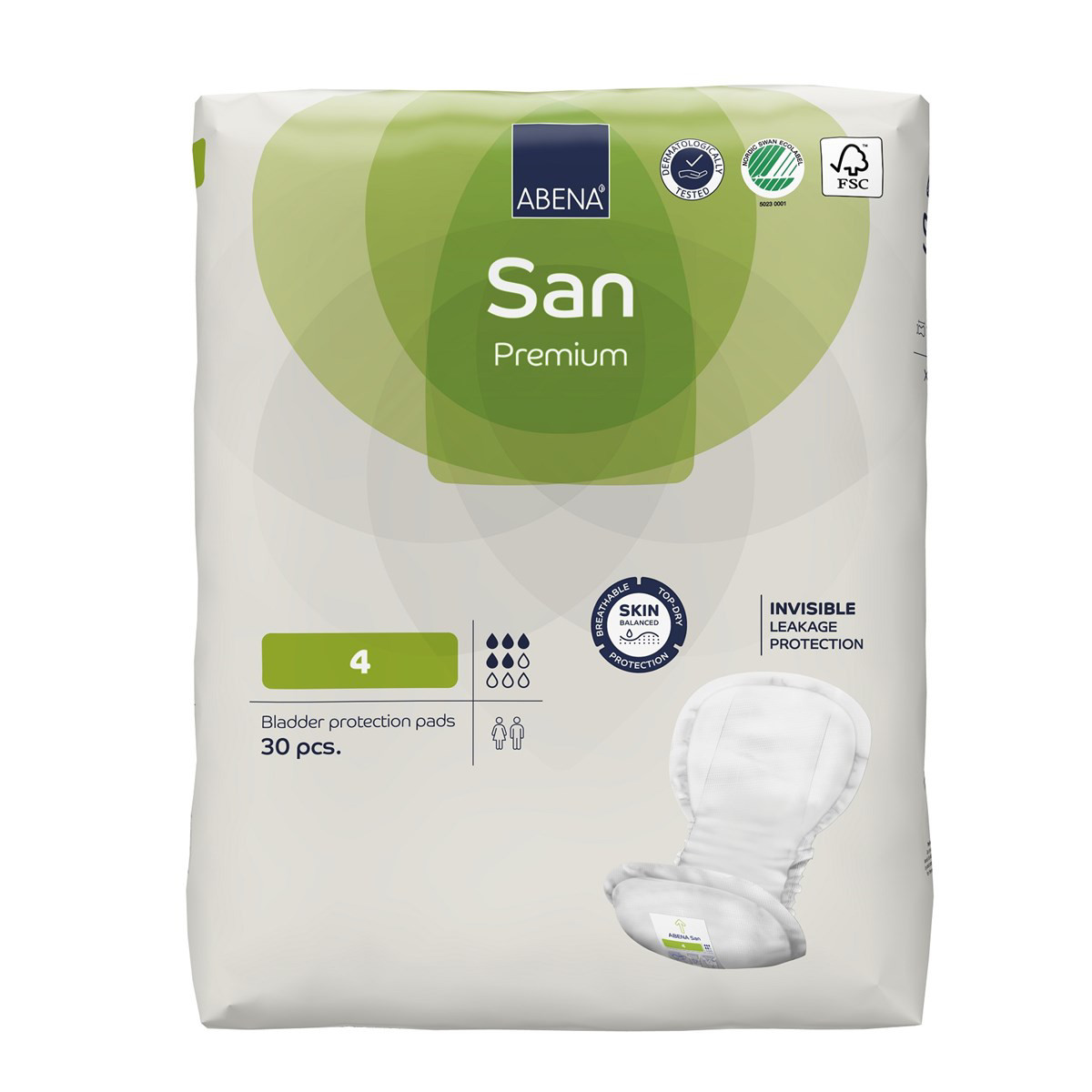 ABENA SAN 4 PREMIUM, įklotai, 30 vnt.
