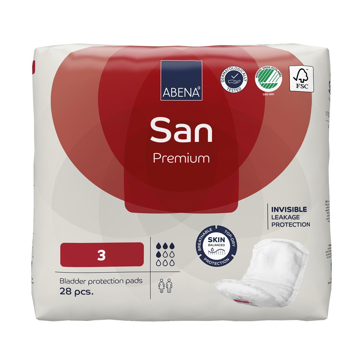 ABENA SAN 3 PREMIUM, įklotai, 28 vnt.