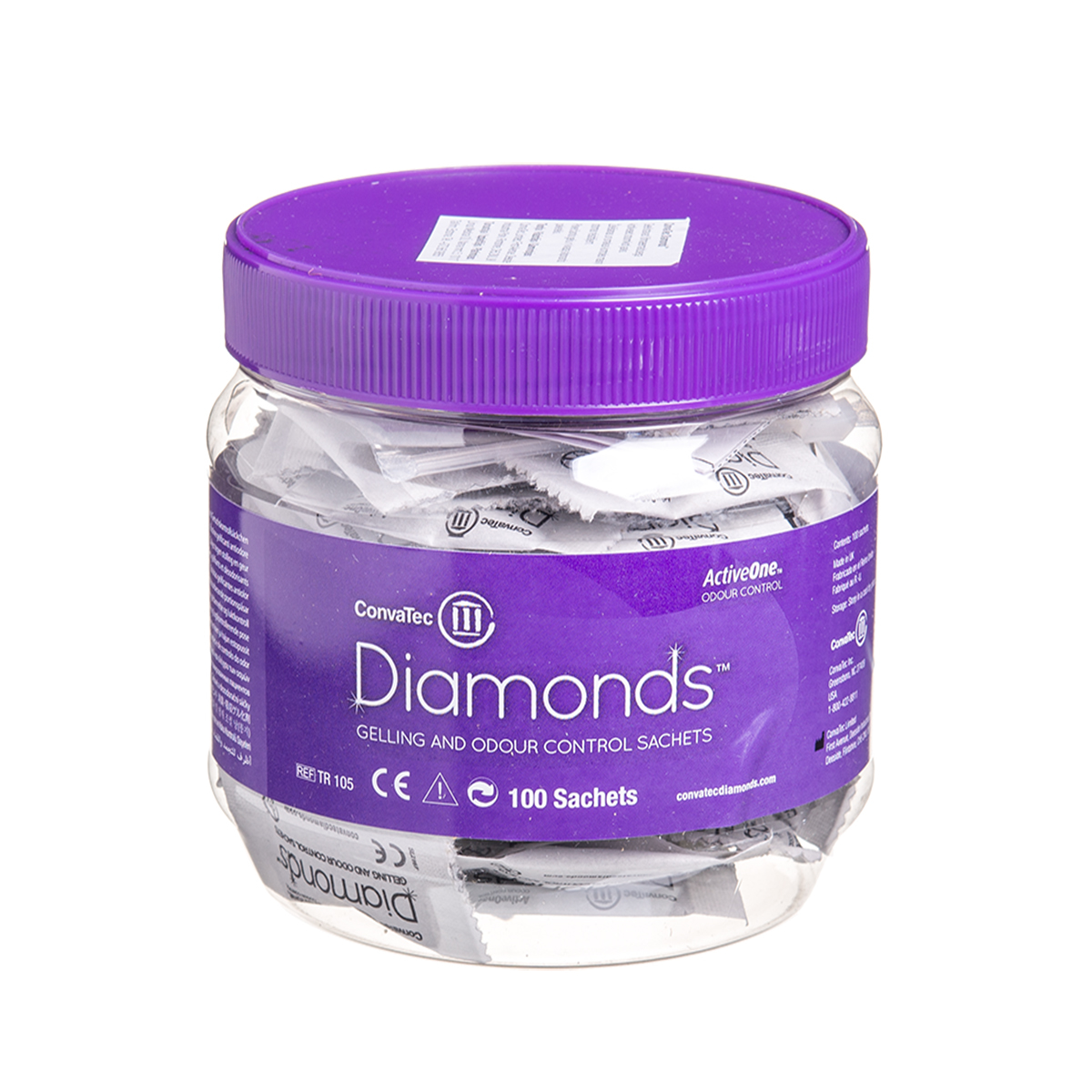 CONVATEC DIAMONDS, paketėliai, 100 vnt.