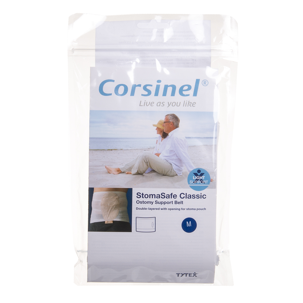 CAREFIX STOMASAFE CLASSIC M, diržas prilaikantis išmatų rinktuvą, 95-115 cm