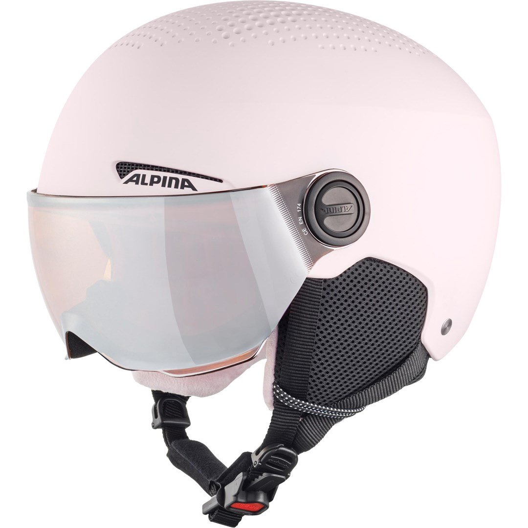 ŠALMAS ALPINA ZUPO VISOR Q-LITE ROSE MATT 51-55