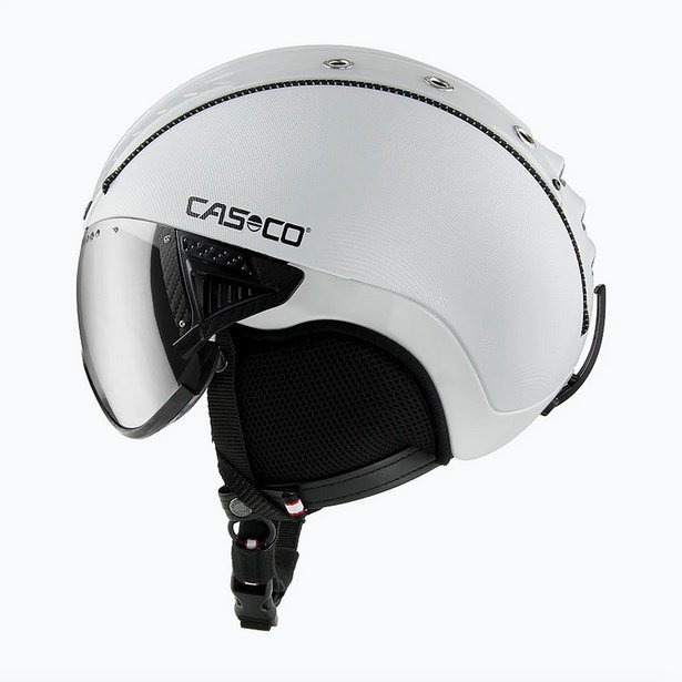 Slidinėjimo šalmas CASCO SP-2 Carbonic Visor White M 55-57