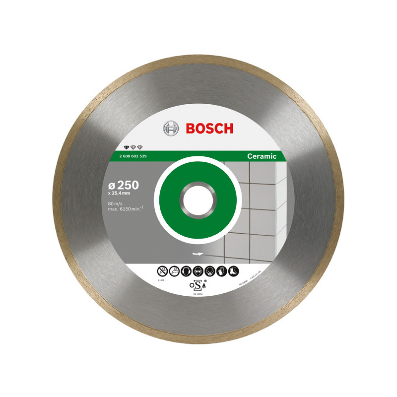 2608602539 BOSCH DISKAI D.* 250x25.4 FULL CERAMIC