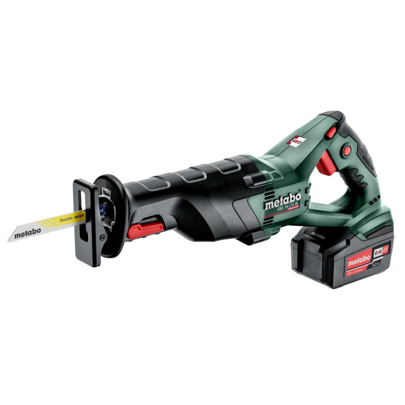 602267650 METABO.Sabre Saw SSE 18 LTX BL /5.2 2x5.2Ah