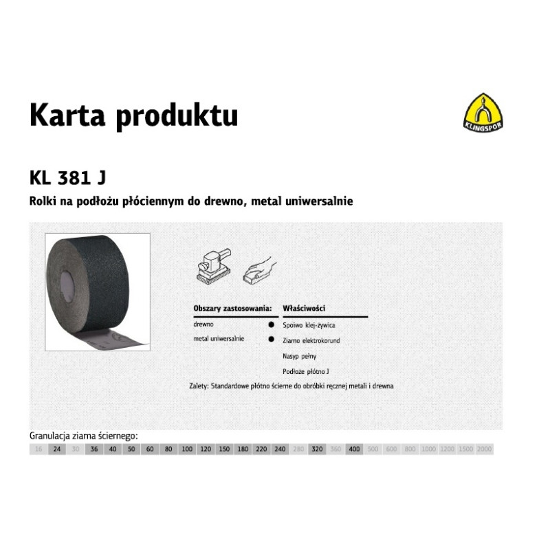 266387 K.PLATFORM ROLL 150mm 320 KL381J (50mb)