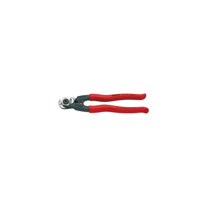 9561190 KNIPEX vielos kirpimo žirklės fi 6mm 190mm...