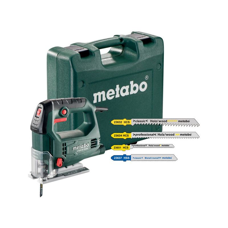 690920000 METABO. 450W STEB 65 QUICK + 20vnt. BRZES. DĖŽUTĖ...