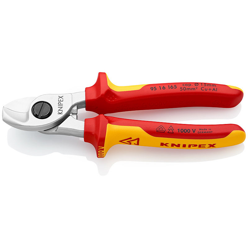 9516165 KNIPEX kabelių kirpimo žirklės 165 mm