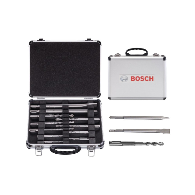 2608578765 BOSCH SDS grąžtų rinkinys + 11 vnt. DĖŽUTĖ