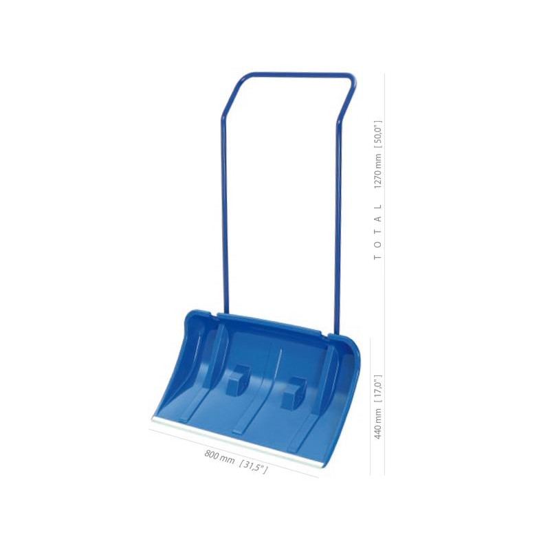 ILB-B333 PP.DOUBLE SHOVEL ARCTIC BLUE 80cm