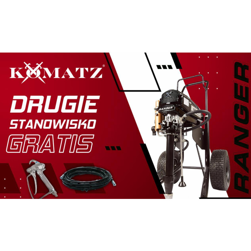 GTRANGER+ "KOMATZ RANGER" GLAISTYKLĖS ĮRENGINYS + ANTROJI DAŽYMO STOTIS...