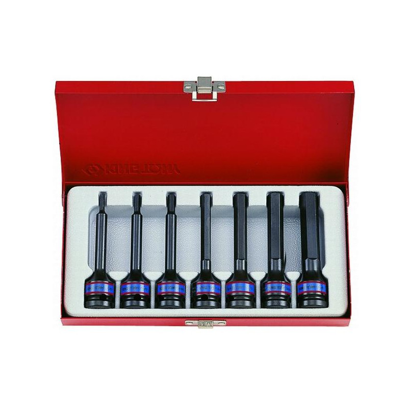 4457MP KT KPL.NAS.UD.HEX.1/2" 7 vnt.  4-14mm LONG 4, 5, 6, 8, 10, 12, 14