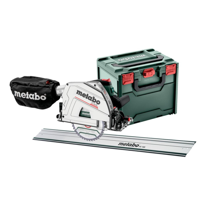 691219000 METABO.PLUNGĖS PJŪKLAS 1200W KT 66 BL METABOX 340 + BĖGIS FS 160
