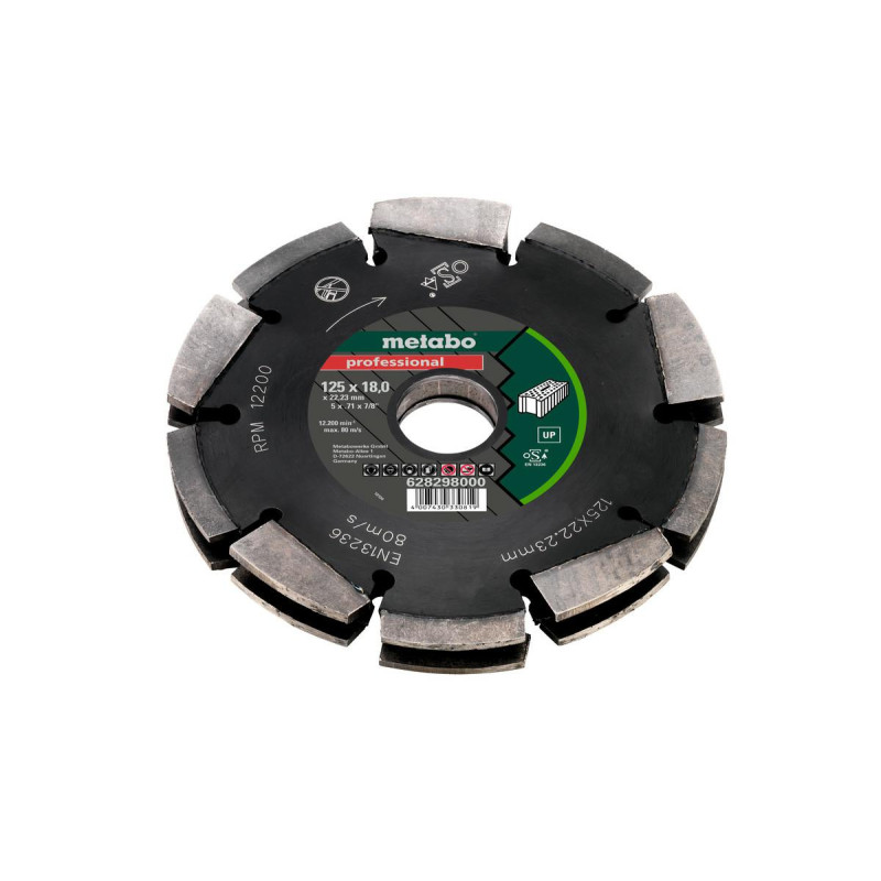 628298000 METABO DIAM. FREZAVIMO DISKAS 2-SPLINE
