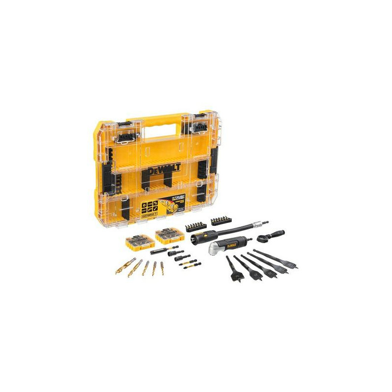DT70777-QZ DEWALT grąžtų ir antgalių rinkinys 85 vnt. ...