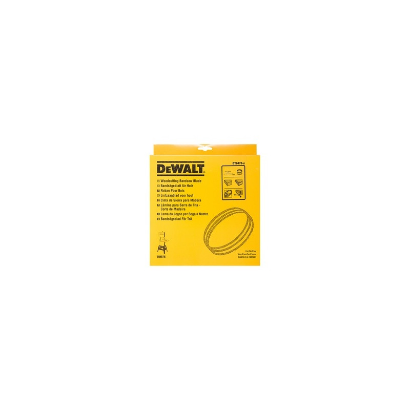 DT8476-QZ DEWALT BRZEZZERBOTT.2215x12x0.6 mm, SKIRTAS DW876 ...