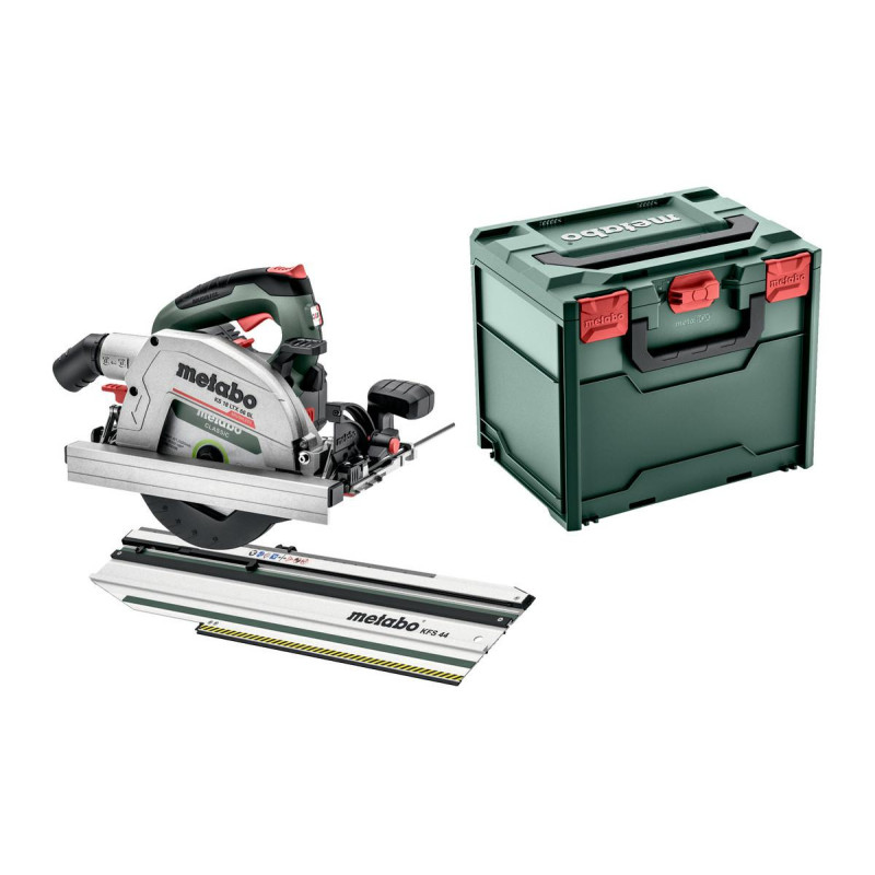 691194000 METABO.SAW KS 18 LTX 66 BL KARKASAS + BĖGIS KFS 44 METABOX 340