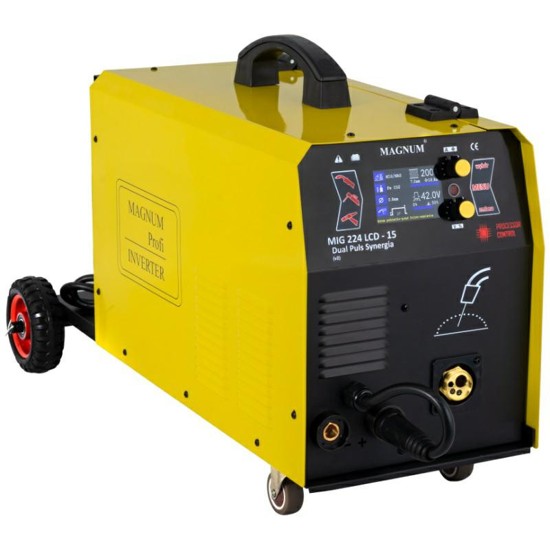 26483 PUSIAU AUTOMATINIS SUVIRINIMAS. INV. MIG-224 LCD V2 DUAL PLUS SYNERGY MMA+ŠASI...