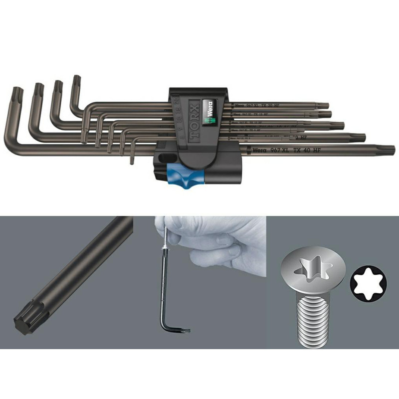 05024450001 WERA TORX 9 vnt./LONG