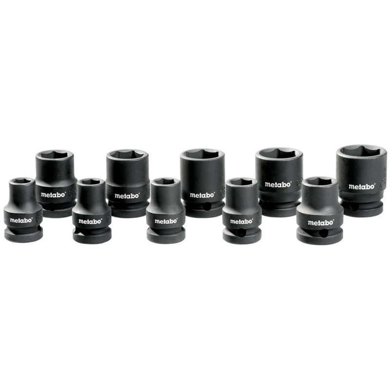 628831000 METABO SMŪGINIŲ GALVUČIŲ RINKINYS. 1/2" 10 vnt.