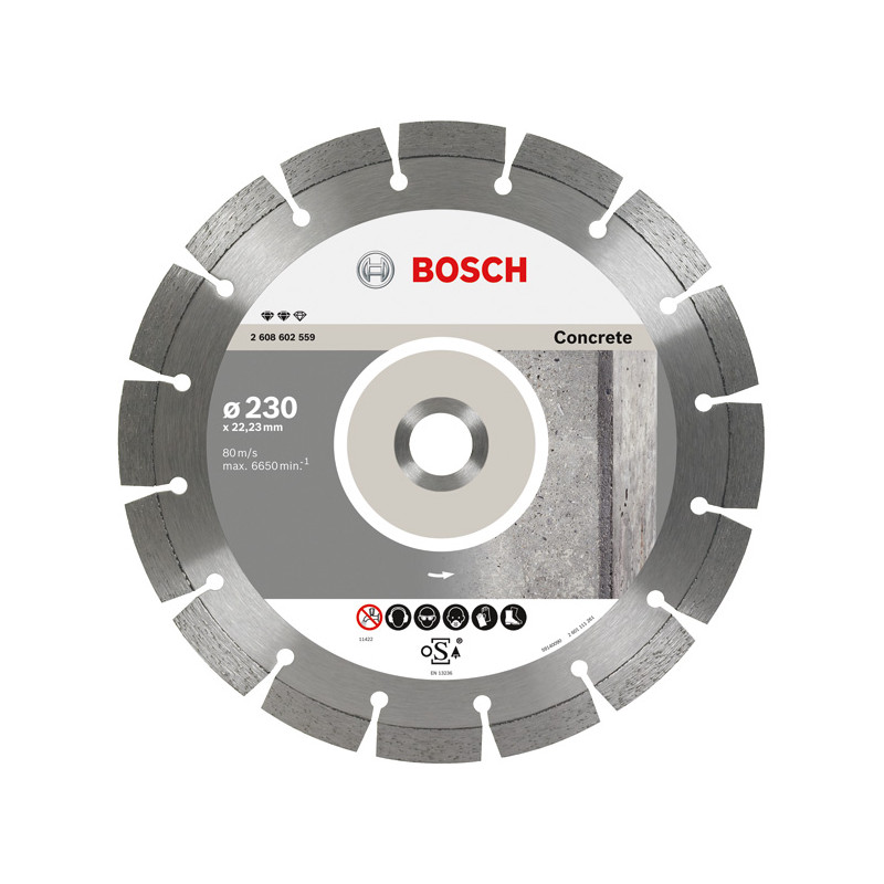 2608602556 BOSCH TARGETE D.** 125x22 SEG CONCRETE...