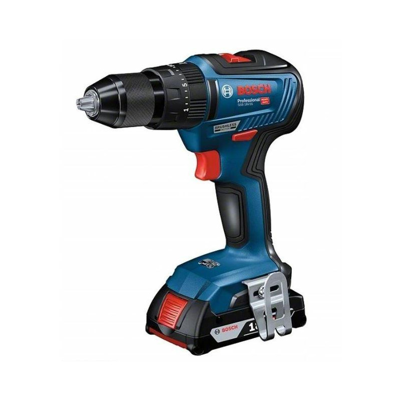 06019H5100+KUBEK BOSCH.UD.GSB 18V-50 50/24Nm 2x2,0Ah +CUBE CONTIGO...